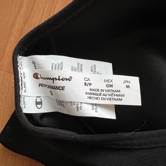 Champion High Impact Sports Bra Black
Racerback Hook Back Size S - Picture 6 of 8